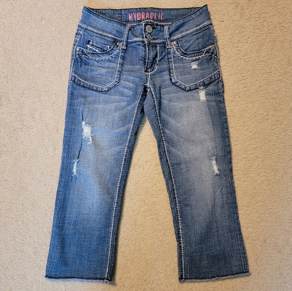 Hydraulic Jean capri size 3/4 - Picture 1 of 5